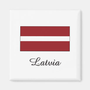 Íman Design da bandeira de Latvia