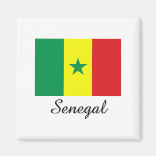 Íman Design da bandeira de Senegal