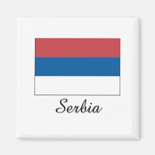 Íman Design da bandeira de Serbia