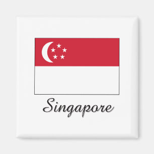 Íman Design da bandeira de Singapore