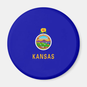 Íman Design da bandeira do estado de Kansas