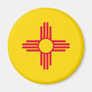 Íman Design da bandeira do estado de New mexico