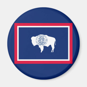 Íman Design da bandeira do estado de Wyoming