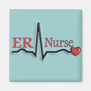 Íman Design da enfermeira QRS do ER
