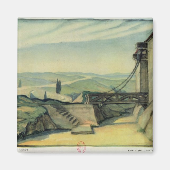 Íman Design da Lei II da ópera "Fidelio" (Frente)