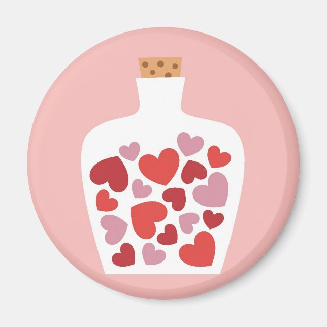 Íman design da placa dia de os namorados (Frente)