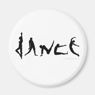 Íman Design da silhueta da dança da dança