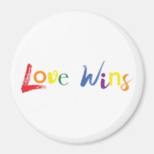 Íman design de Amor Colorido, alegre e criativo ganha
