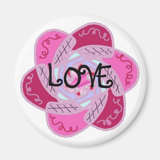 Íman Design de Amor Funky (Frente)