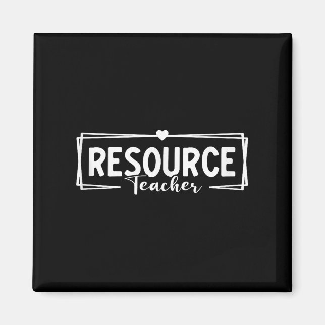 Íman Design De Apreciação De Professores De Recursos Pa (Frente)