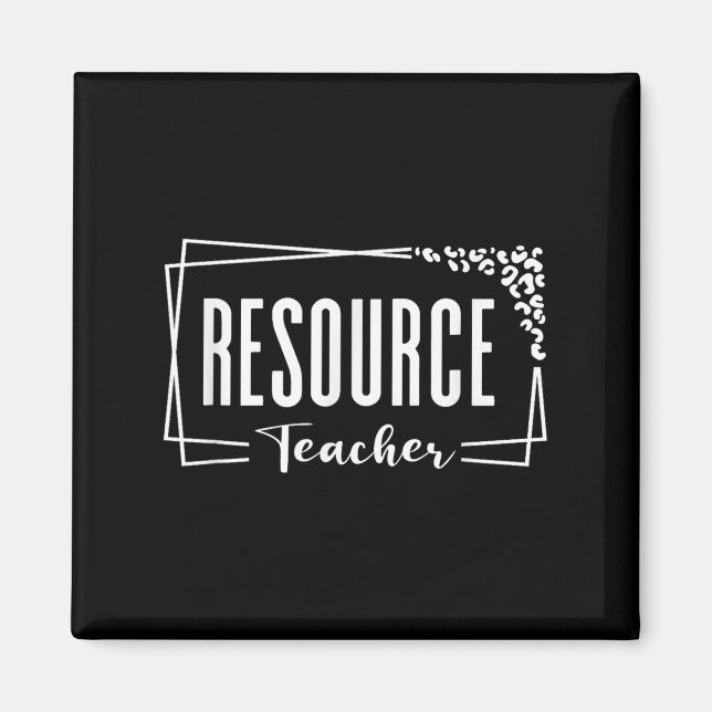Íman Design De Apreciação De Professores De Recursos Pa (Frente)