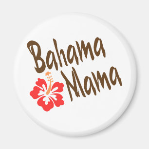 Íman Design de Bahama Mama com flor de Hibisucus