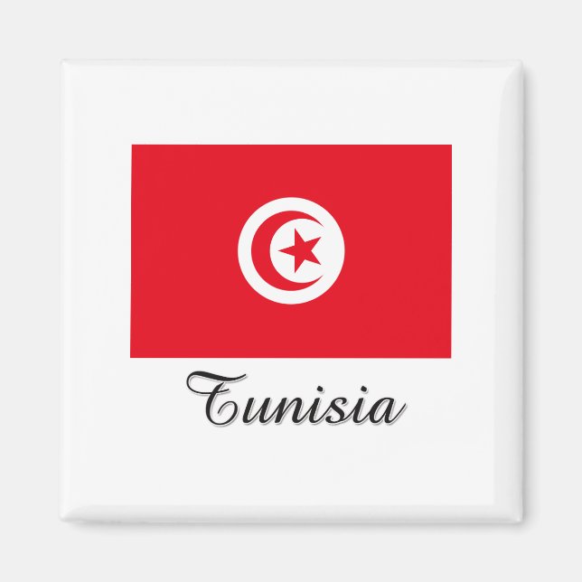 Íman Design de Bandeira da Tunísia (Frente)