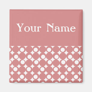 Íman Design de Bola de Mod Rosa @ Emporio Moffa