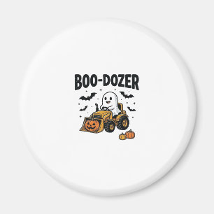 Íman Design de Bulldozer Fantasma de Halloween Boo-Doze