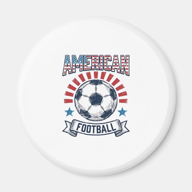 Íman Design de Camisa de Bola de Futebol Americano Vint (Frente)