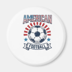 Íman Design de Camisa de Bola de Futebol Americano Vint