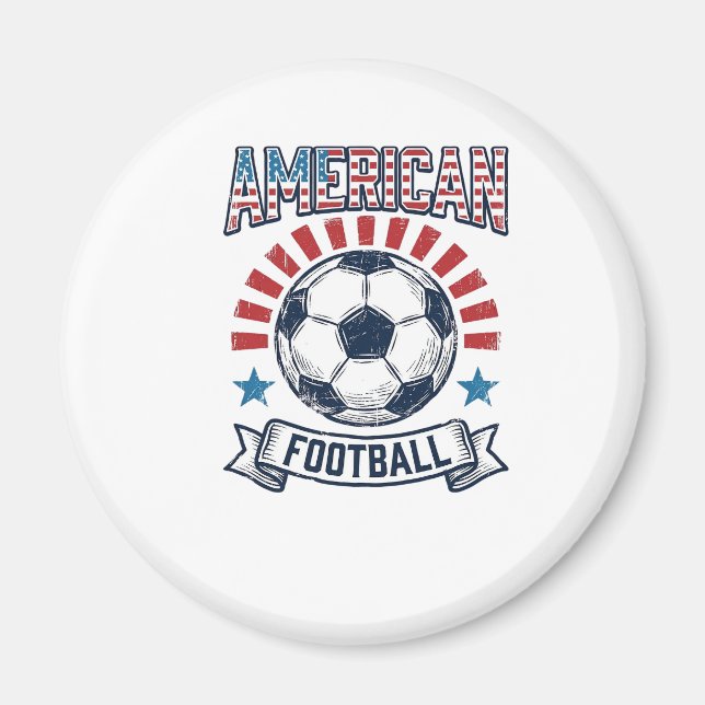 Íman Design de Camisa de Bola de Futebol Americano Vint (Frente)