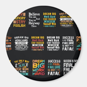 Íman Design de camisa motivadora