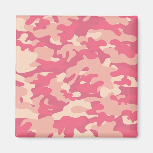 Íman Design de Camo Rosa (Frente)
