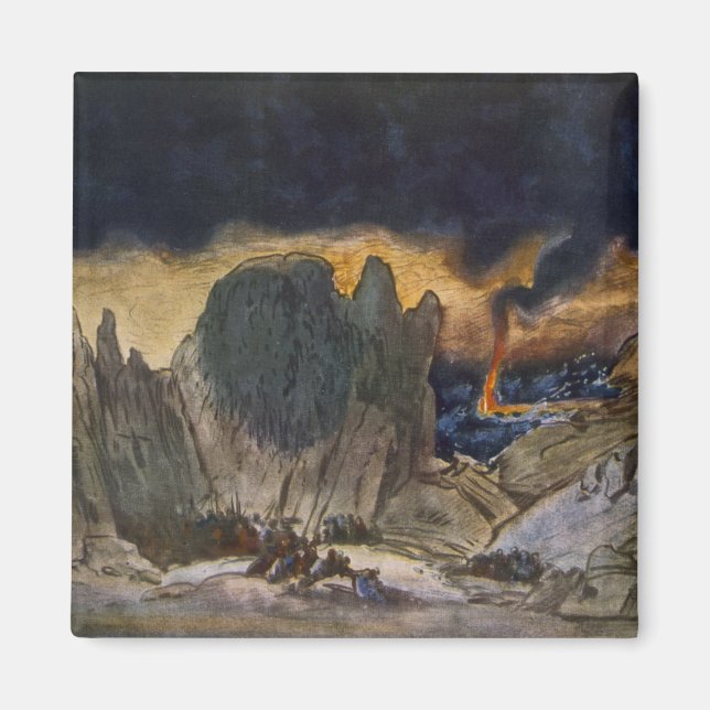 Íman Design de cenário de Phedre, 1917 (lito colorido) (Frente)