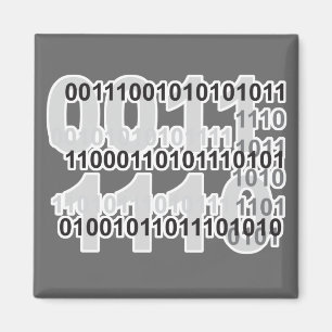 Íman design de código binário