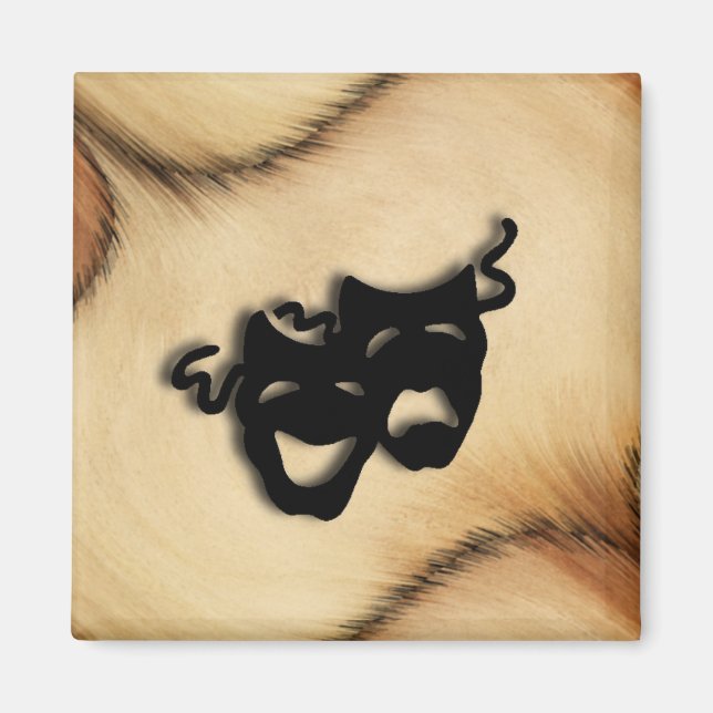 Íman Design de Comédia Russa e Teatro de Tragédia Incrí (Frente)