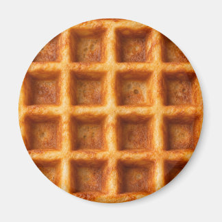 Íman Design de Comida de Waffle Torrado Realista