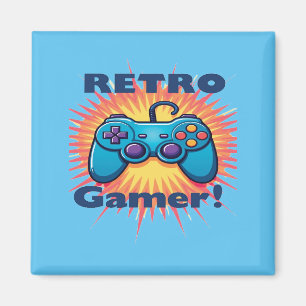 Íman Design de Controladora de Jogador Retroativo para