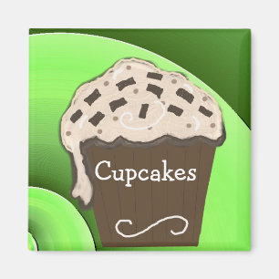 Íman Design de Cupcake Fofo