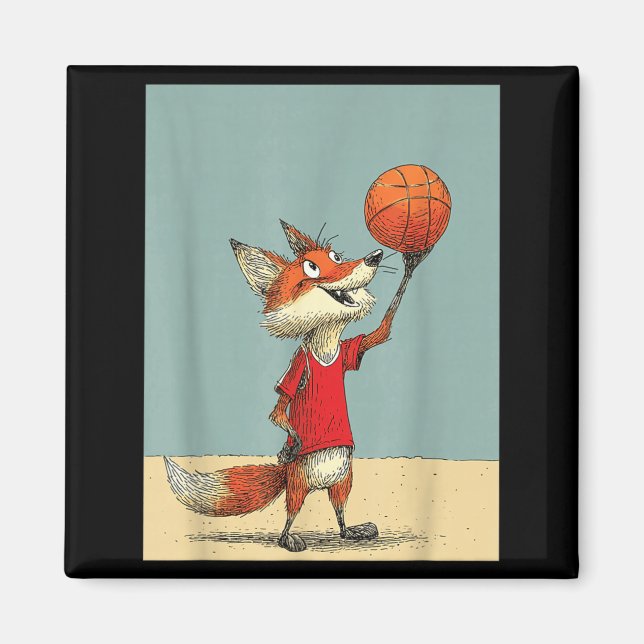 Íman Design de desenho animado engraçado de esportes de (Frente)
