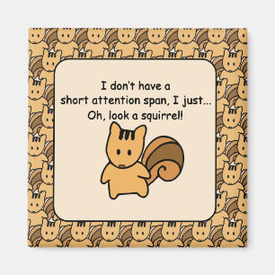 Íman Design de Diversão de Esquilo de Espuma de Curta A