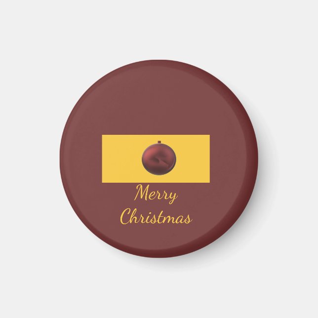 Íman Design de Enfeite de Natal (Frente)