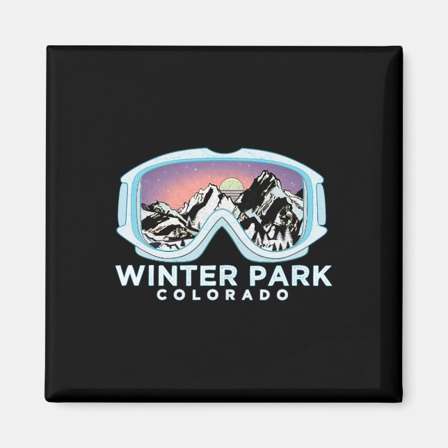 Íman Design de Esqui de Winter Park Winter Park  (Frente)