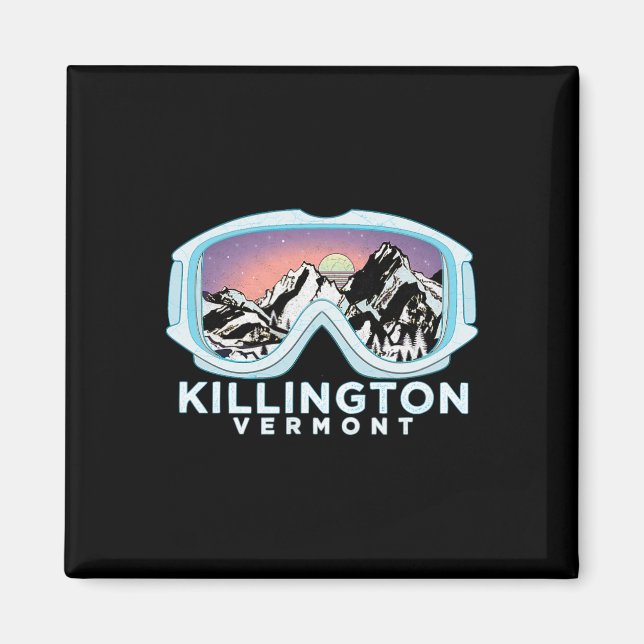 Íman Design de Esqui Killington Killington, Vt Esqui Ne (Frente)