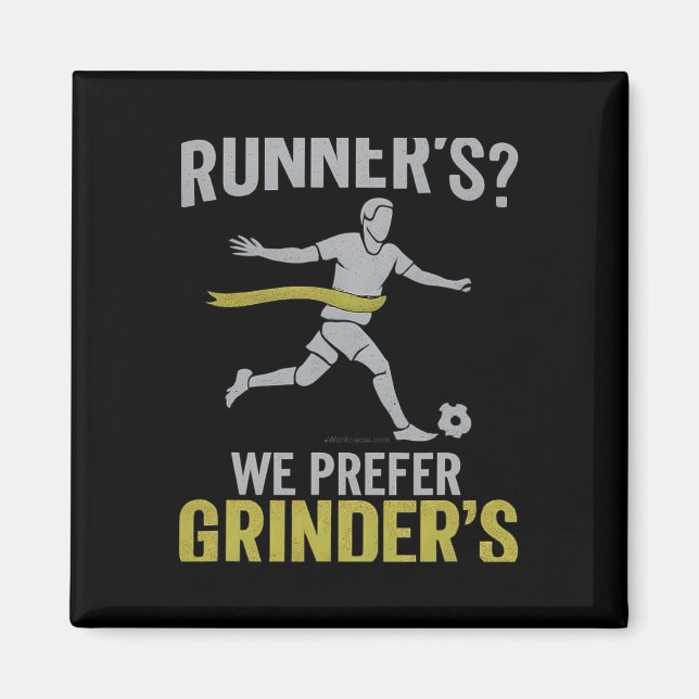 Íman Design de Fã de Futebol Preferimos dos Corredores  (Frente)