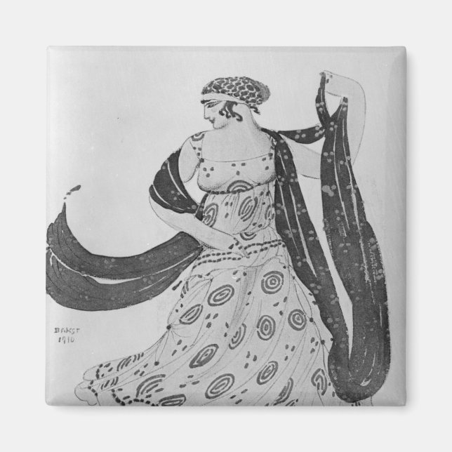 Íman Design de fantasia para "Cleópatra", 1910 (Frente)
