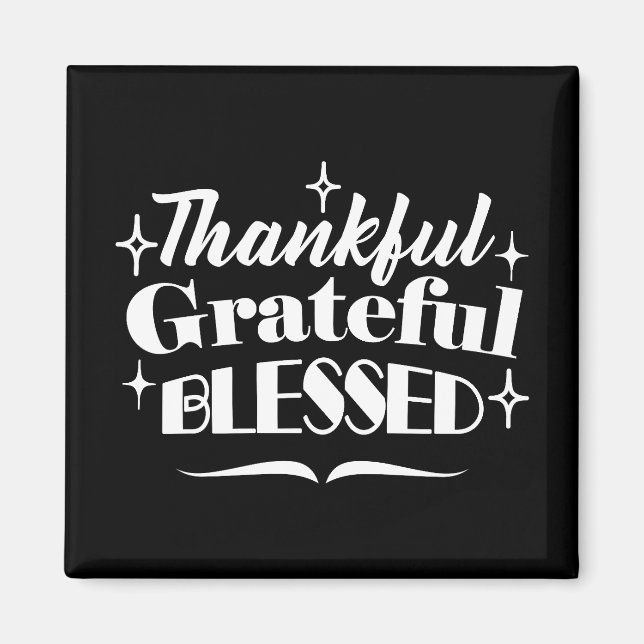 Íman Design de Férias de Ação de Graças de Espumante (Frente)