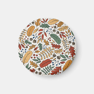 Íman Design de Folha de Folha de outono