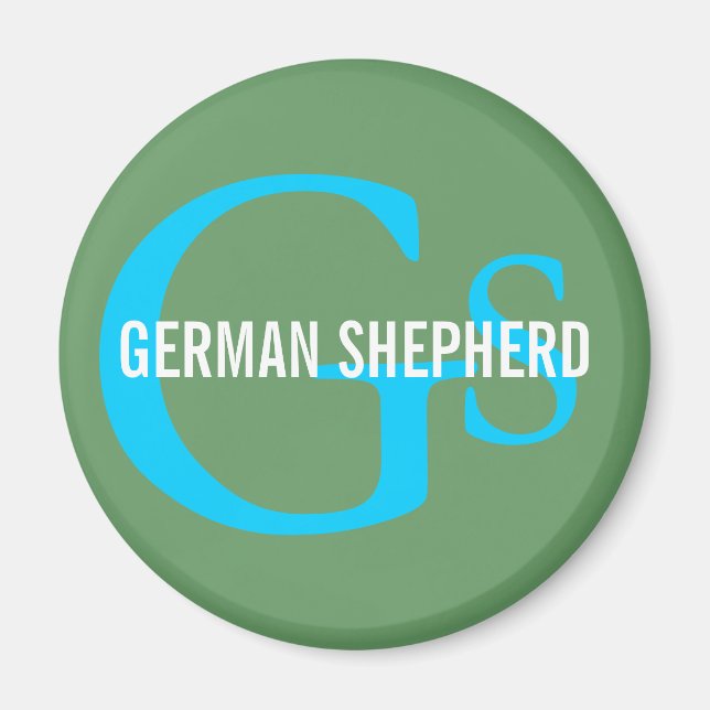 Íman Design de german shepherd de Raça de  (Frente)