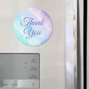 Íman Design de Glama de Ombre Azul Roxo Moderno