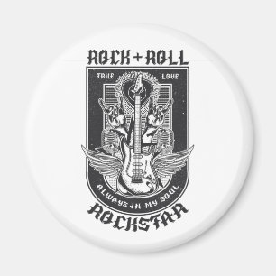 Íman Design de Guitar Rock