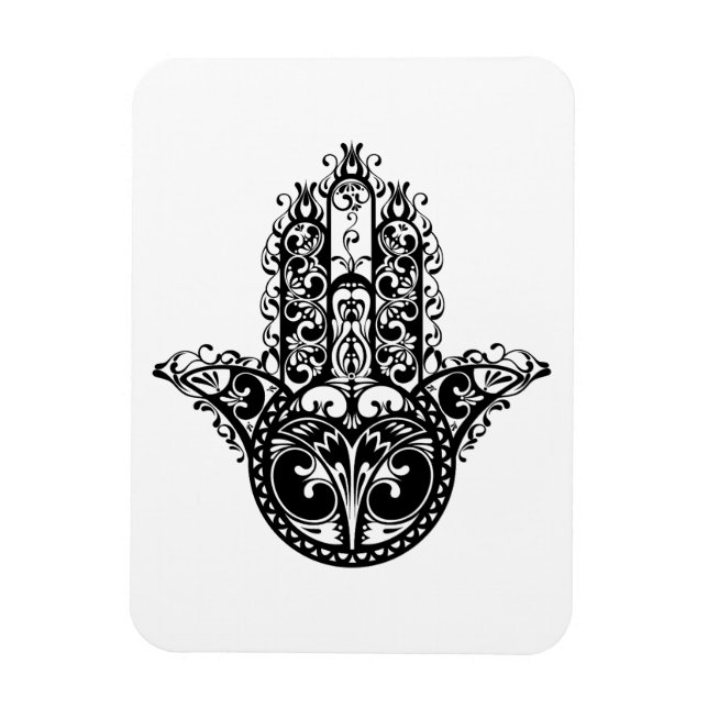 Íman Design de Hamsa Decorativo (Vertical)