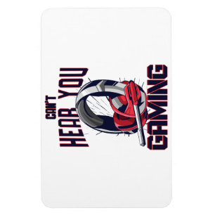 Íman Design de jogos com fone de ouvido