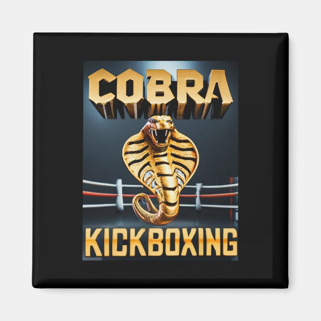 Íman Design de Kickboxing Cobra Por Don Castillo  (Frente)