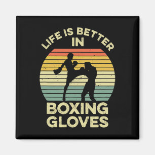 Íman Design de Kickboxing Para um Lutador de Muay Thai