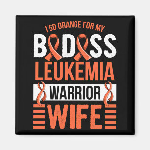 Íman Design de Leucemia Aml Masculino Para Um Marido De