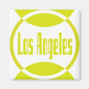 Íman Design de Logotipo Los Angeles nº 1 - Magneta ama