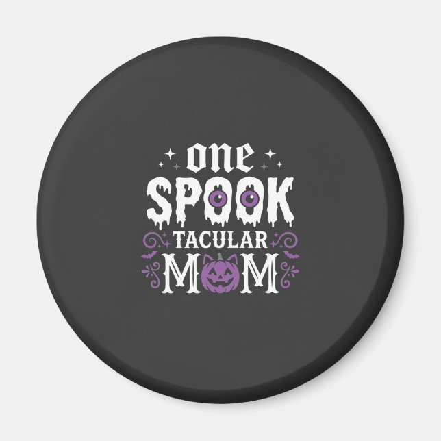 Íman Design de Mãe Espetacular de Halloween_1 (Frente)