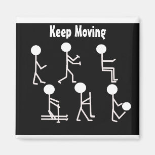 Íman Design de malhação em preto e branco